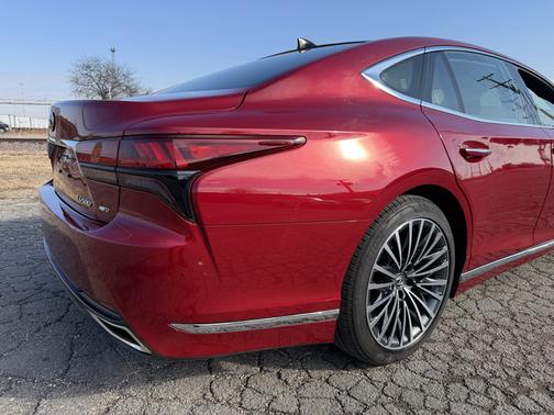 Red 2024 Lexus LS 500 Base
