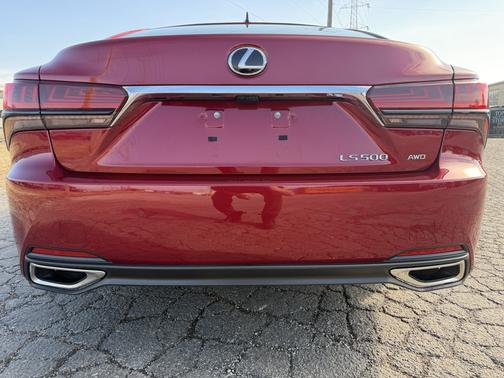 Red 2024 Lexus LS 500 Base