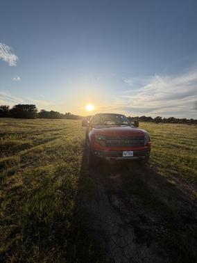 Red 2013 Ford F-150 SVT Raptor