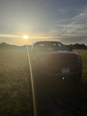 Red 2013 Ford F-150 SVT Raptor