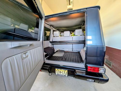 Blue 2003 Mercedes-Benz G-Class G500 4MATIC