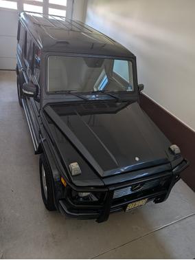 Blue 2003 Mercedes-Benz G-Class G500 4MATIC