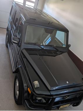 Blue 2003 Mercedes-Benz G-Class G500 4MATIC