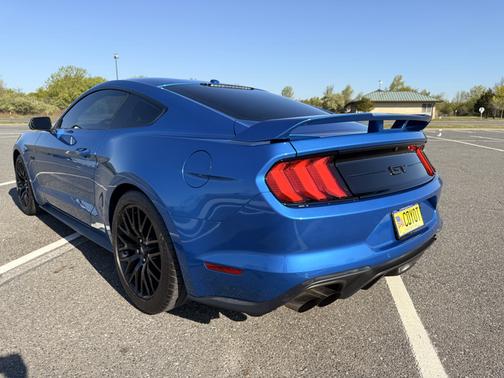Blue 2019 Ford Mustang GT Premium