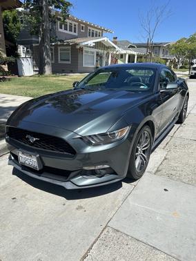 Gray 2016 Ford Mustang EcoBoost Premium