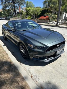 Gray 2016 Ford Mustang EcoBoost Premium