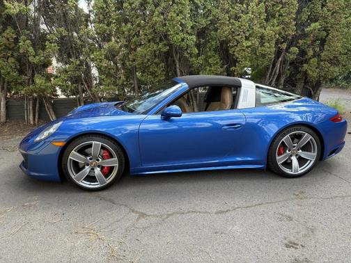 Blue 2017 Porsche 911 911 Targa 4S