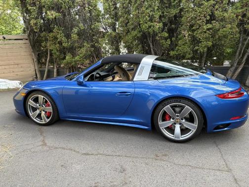Blue 2017 Porsche 911 911 Targa 4S