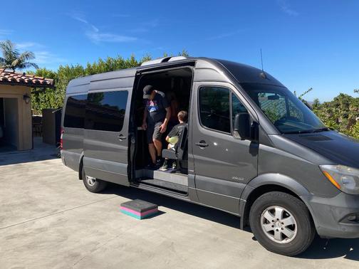 Gray 2014 Mercedes-Benz Sprinter High Roof