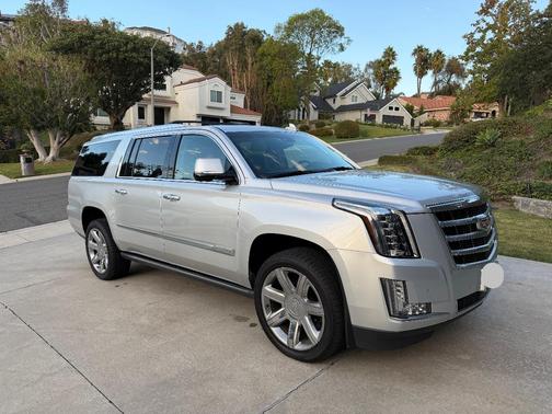 Silver 2016 Cadillac Escalade ESV Premium