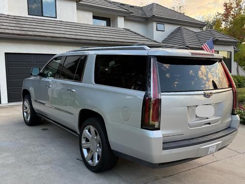 Silver 2016 Cadillac Escalade ESV Premium