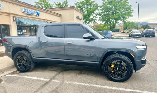 Gray 2022 Rivian R1T Adventure Package