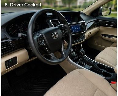 White 2017 Honda Accord EX