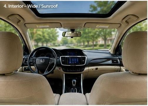 White 2017 Honda Accord EX