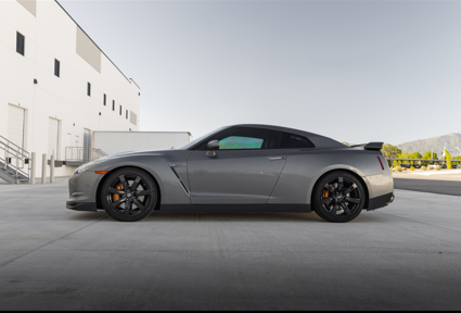 Gray 2009 Nissan GT-R Premium