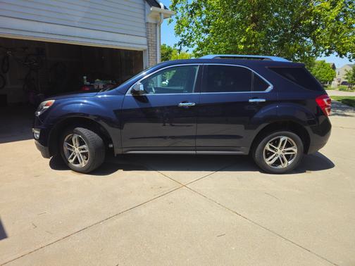 Blue 2016 Chevrolet Equinox LTZ