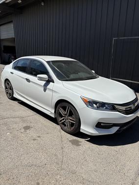 White 2017 Honda Accord Sport