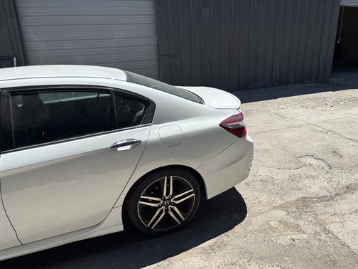 White 2017 Honda Accord Sport