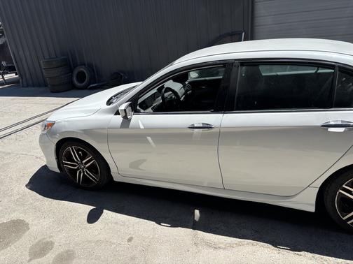 White 2017 Honda Accord Sport