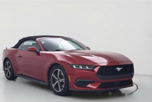 Red 2024 Ford Mustang EcoBoost Premium