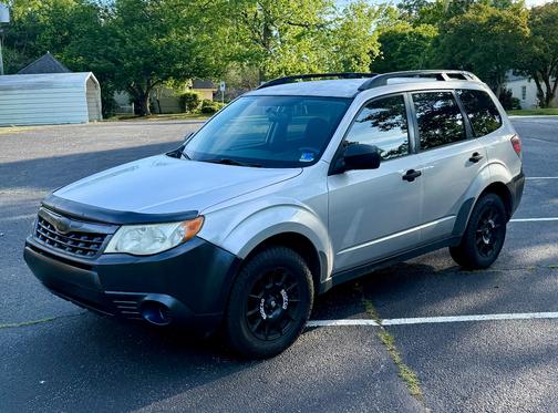 Silver 2010 Subaru Forester 2.5 X