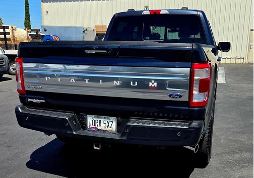 Blue 2021 Ford F-150 Platinum