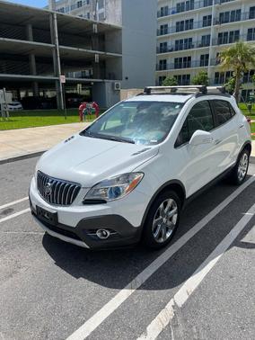 White 2016 Buick Encore Leather