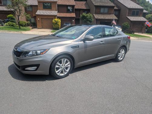 Gray 2012 Kia Optima EX