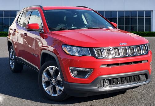 Red 2021 Jeep Compass Limited