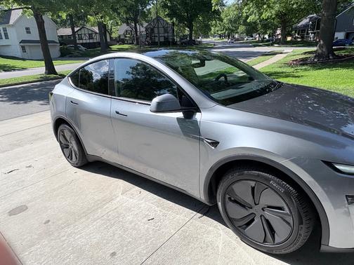Silver 2026 Tesla Model Y Long Range Launch Series AWD