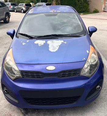 Blue 2013 Kia Rio LX