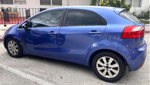 Blue 2013 Kia Rio LX