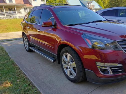 Red 2017 Chevrolet Traverse Premier
