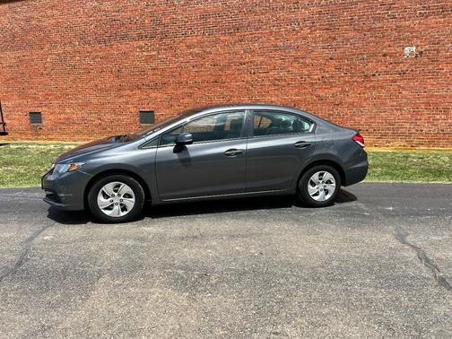 Gray 2013 Honda Civic LX