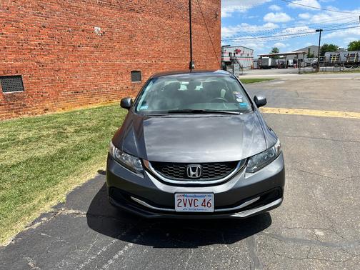 Gray 2013 Honda Civic LX
