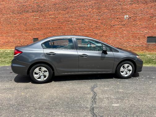 Gray 2013 Honda Civic LX
