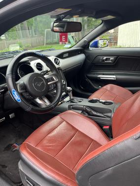 Blue 2015 Ford Mustang GT Premium