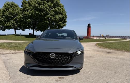 Gray 2021 Mazda Mazda3 FWD w/Premium Package