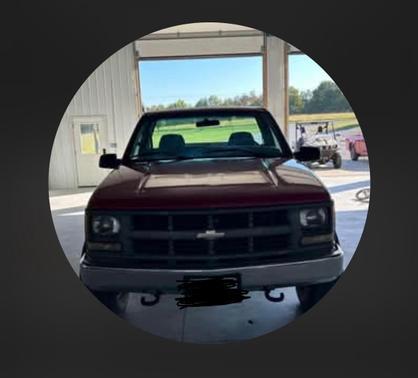 Red 1995 Chevrolet 3500 Cheyenne