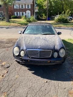 Blue 2003 Mercedes-Benz CLK-Class 430 Cabriolet