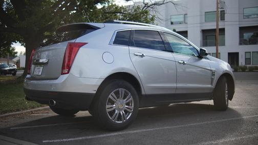 Silver 2010 Cadillac SRX Luxury Collection
