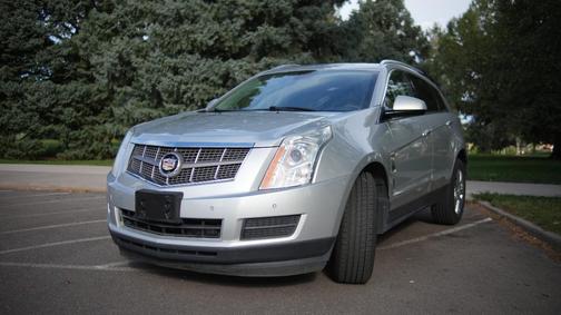 Silver 2010 Cadillac SRX Luxury Collection
