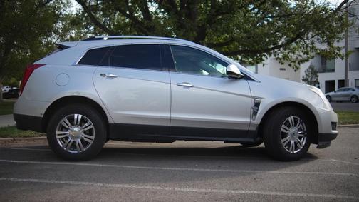 Silver 2010 Cadillac SRX Luxury Collection