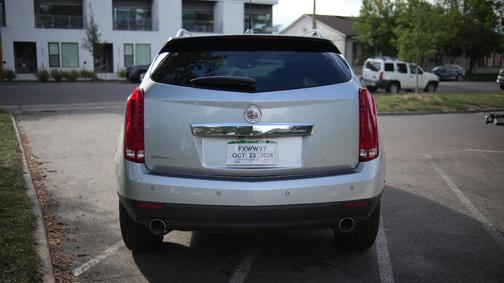 Silver 2010 Cadillac SRX Luxury Collection