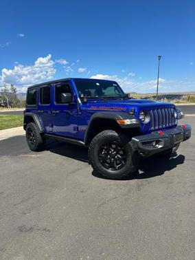 Blue 2018 Jeep Wrangler Unlimited Rubicon