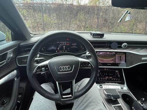 White 2025 Audi A6 55 Premium Plus