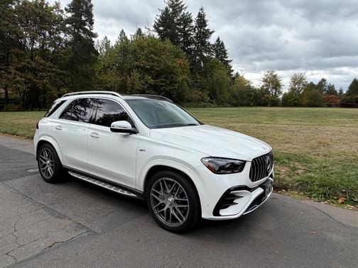 White 2025 Mercedes-Benz AMG GLE 53e 4MATIC+