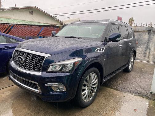 Blue 2015 INFINITI QX80 Base