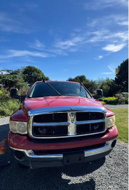 Red 2003 Dodge Ram 2500 SLT Quad Cab