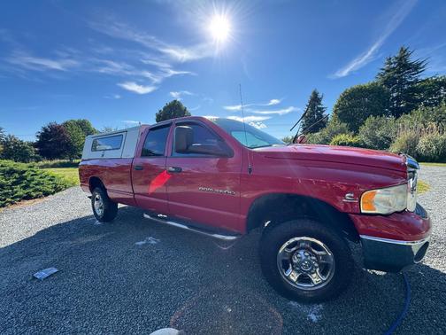 Red 2003 Dodge Ram 2500 SLT Quad Cab